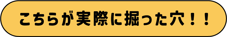 こちらが実際に掘った穴！！